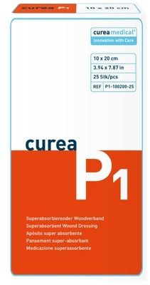 CUREA P1 superabsorb.Wundauflage 10x20 cm